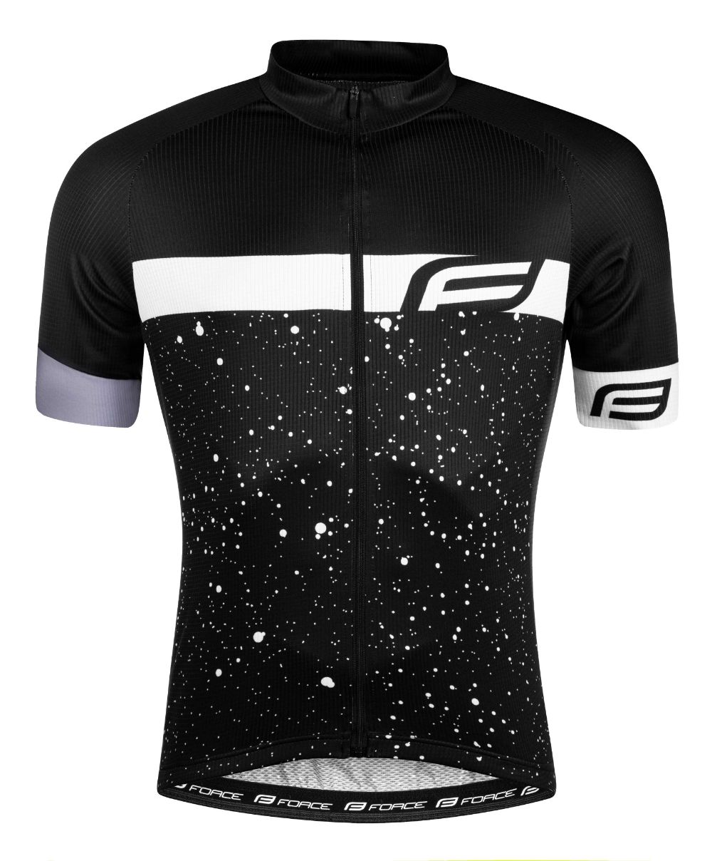 Force Spray Maglia ciclismo manica corta Nero Bianco
